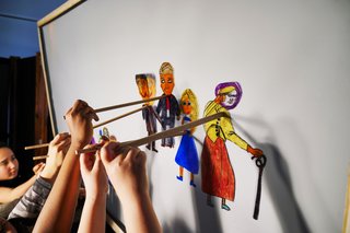 Museumspädagogik im Jüdischen Museum Frankfurt Interkultureller Schattenspiel-Workshop im Museum Judengasse Frankfurt