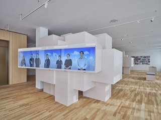Begrüßungsinstallation in der Dauerausstellung des Jüdischen Museums Frankfurt