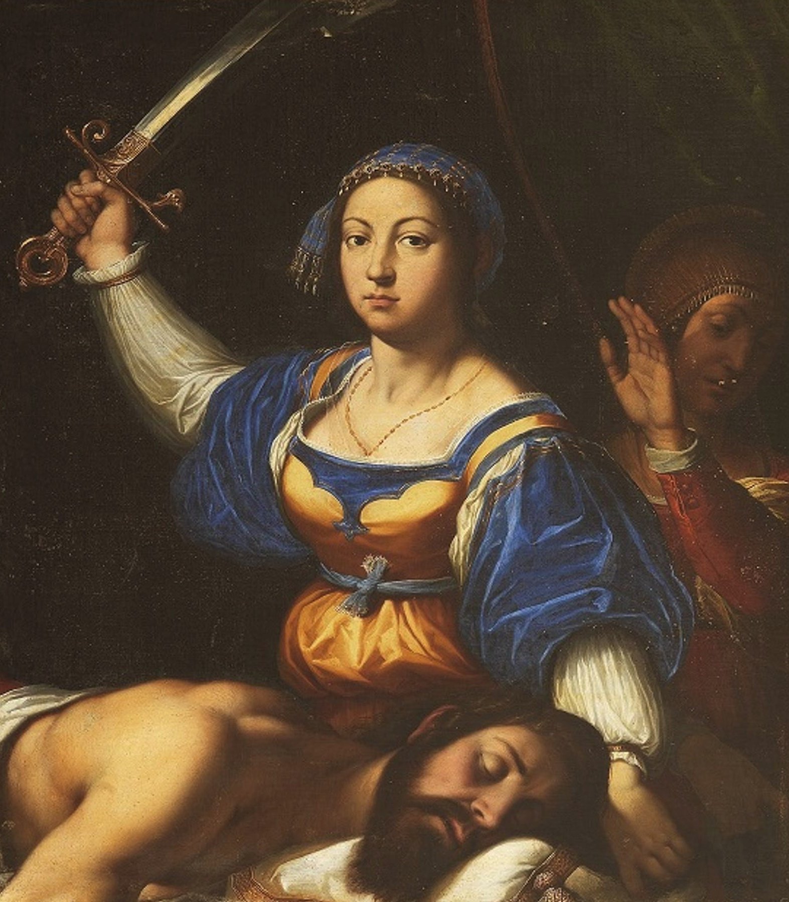 Jacopo Ligozzi (1547 - 1627), Judith und Holofernes, 1602, Öl auf Leinwand, 97 x 79 cm, Galleria degli Uffizi, Florenz