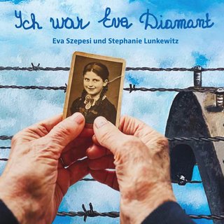 Lesung: Buchcover „Ich war Eva Diamant“ von Eva Szepesi.