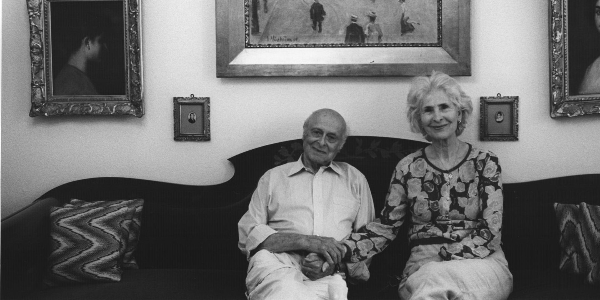 Buddy (1925 – 2015) und Gerti (geb. 1933) Elias in ihrem Haus in der Herbstgasse, Schweiz, Basel