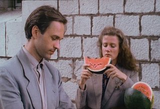 Film still from "Die Verliebten" (The Lovers), 1987