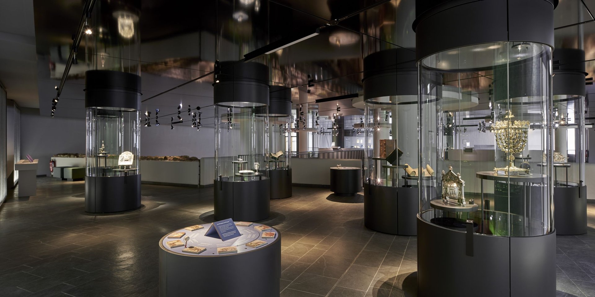 Blick ins Museum Judengasse in Frankfurt am Main