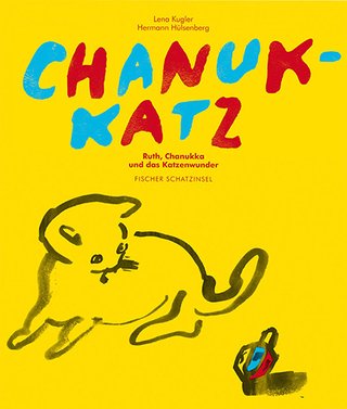 Vorlesesonntag: Buchcover „Chanukkatz“ von Lena Kugler.