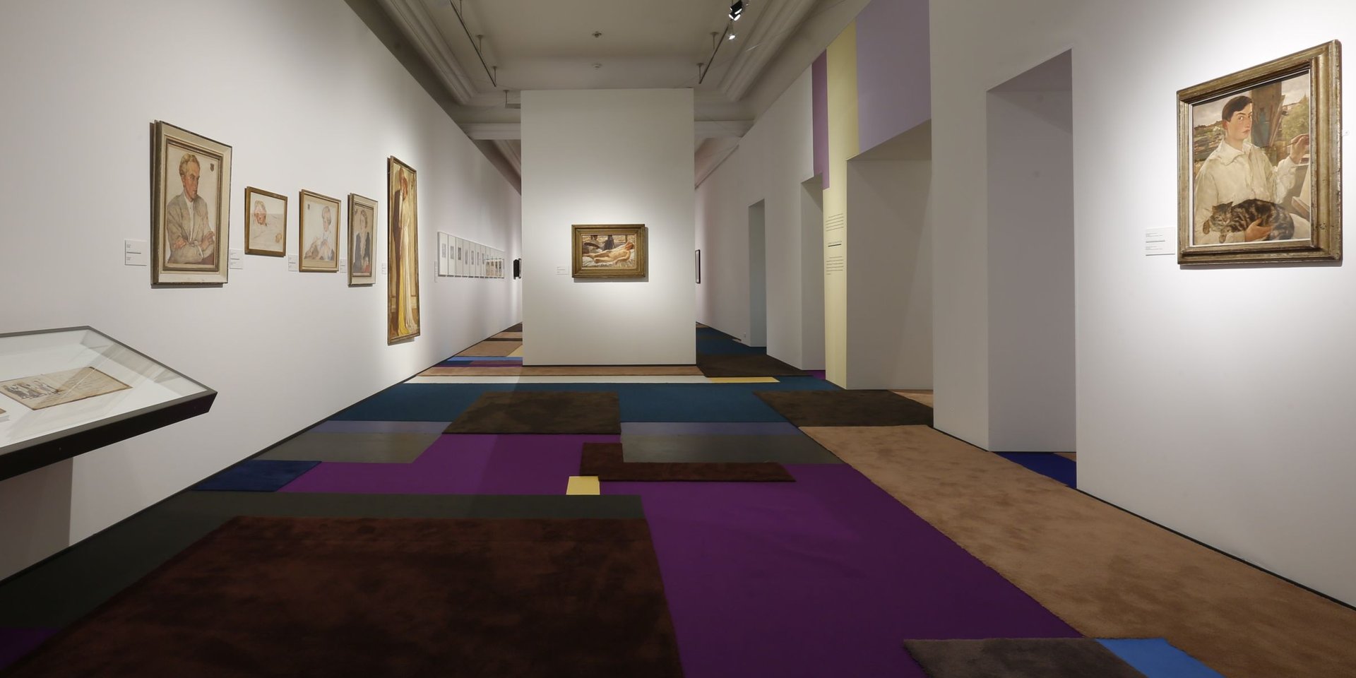 Blick in die Ausstellung "1938. Kunst.Künstler.Politik" im Jüdischen Museum Frankfurt. Lotte Laserstein Raum