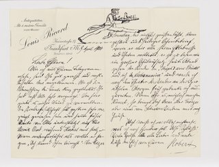 Brief von Robert Frank an seine Eltern, 1904, aufbewahrt im Familie Frank Zentrum