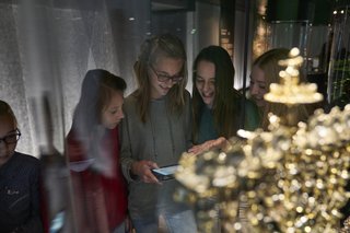 Kinder im Museum Judengasse